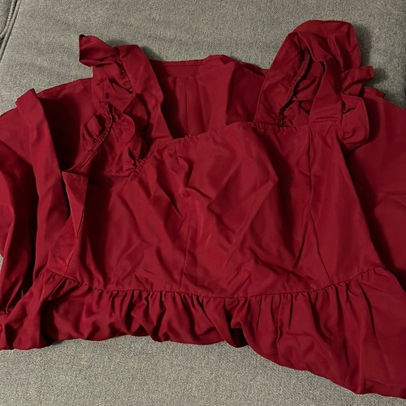 Ruffle Flounce Hem Dress - Picture 3 of 3